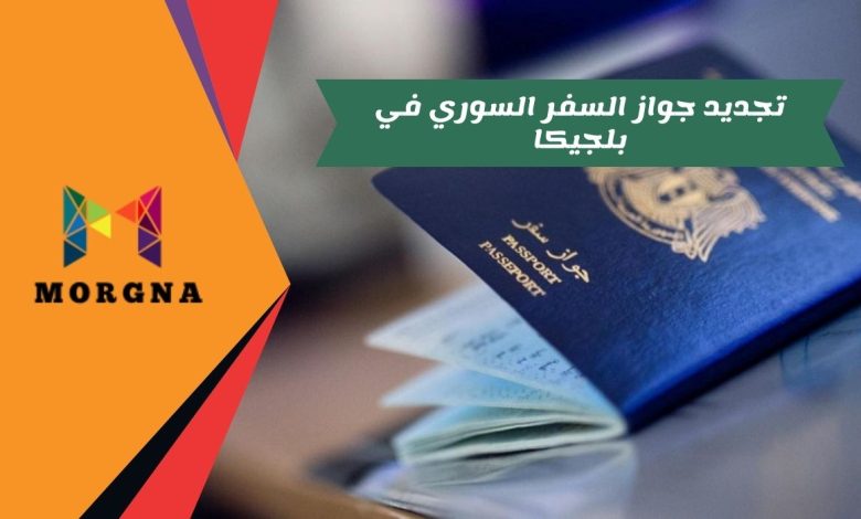 تجديد جواز السفر السوري في بلجيكا