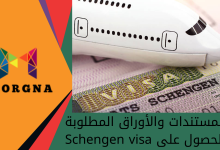 المستندات والأوراق المطلوبة للحصول على Schengen visa